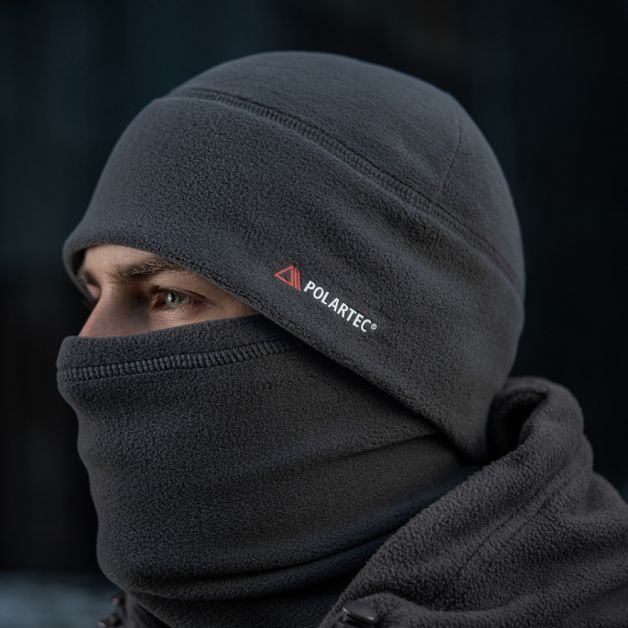 M-Tac шапка Watch Cap флис Light Polartec Dark Grey