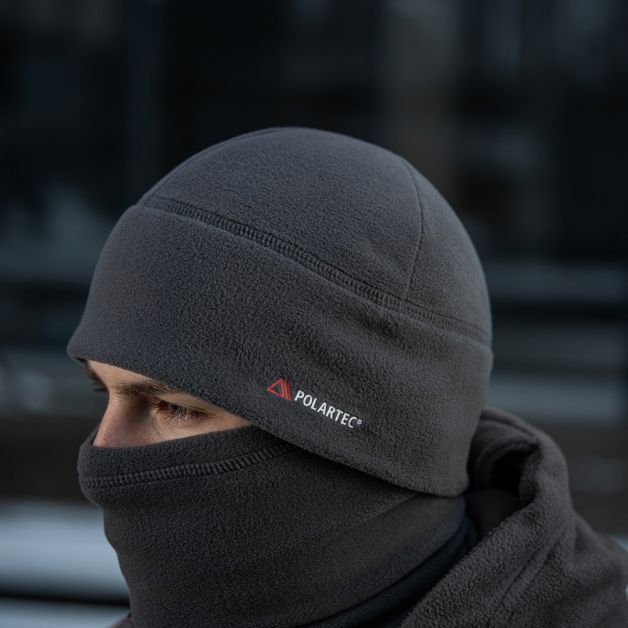 M-Tac шапка Watch Cap флис Light Polartec Dark Grey