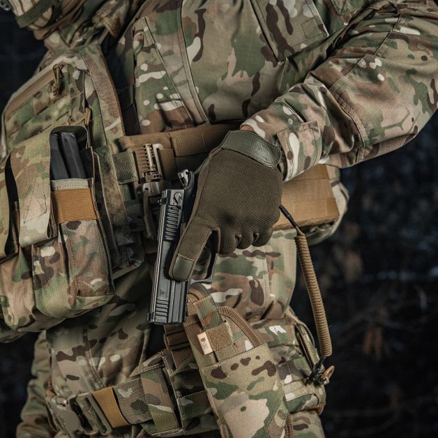 M-Tac перчатки Police Olive