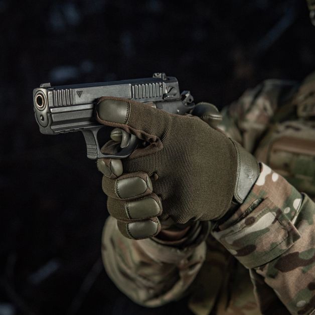 M-Tac перчатки Police Olive