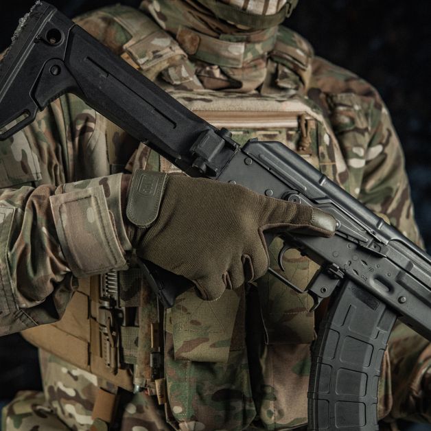 M-Tac перчатки Police Olive