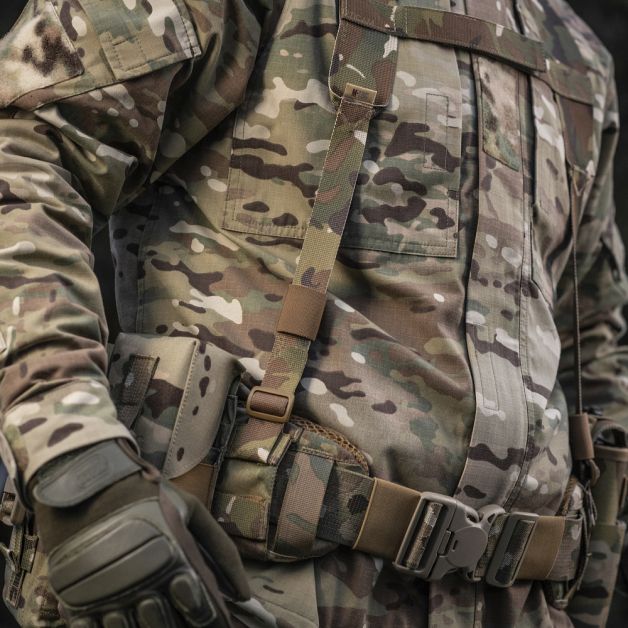 M-Tac ремни плечевые для тактического пояса Elite Multicam