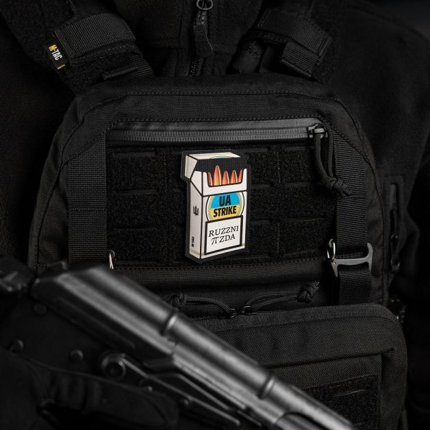 M-Tac нашивка UA STRIKE Black
