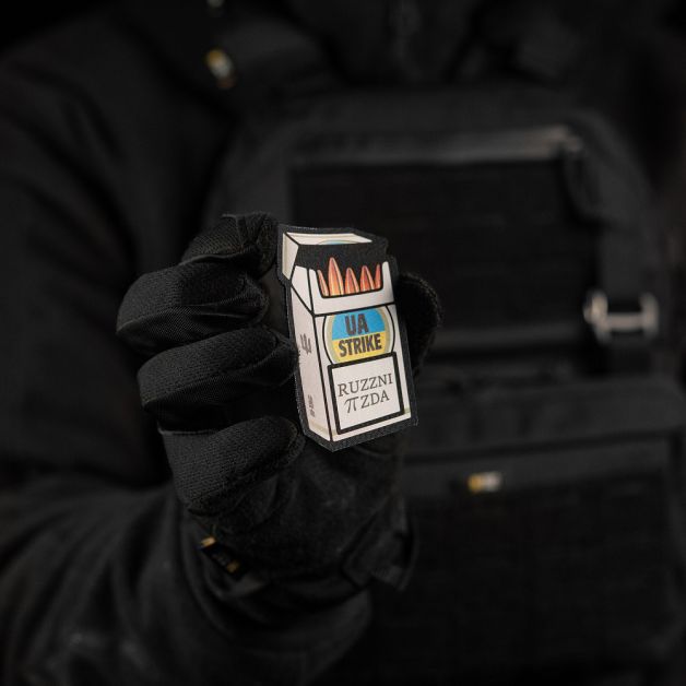 M-Tac нашивка UA STRIKE Black