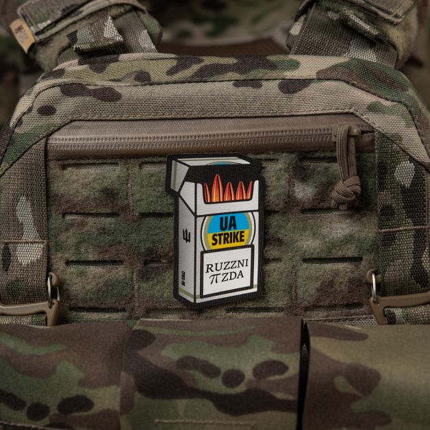 M-Tac нашивка UA STRIKE Black
