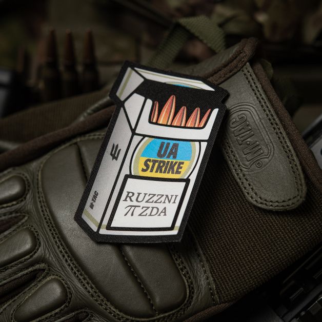 M-Tac нашивка UA STRIKE Black