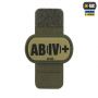 M-Tac MOLLE Patch группа крови AB (IV) + PVC Ranger Green