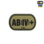 M-Tac MOLLE Patch группа крови AB (IV) + PVC Ranger Green