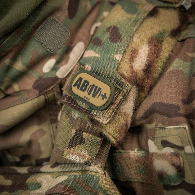 M-Tac MOLLE Patch группа крови AB (IV) + PVC Ranger Green