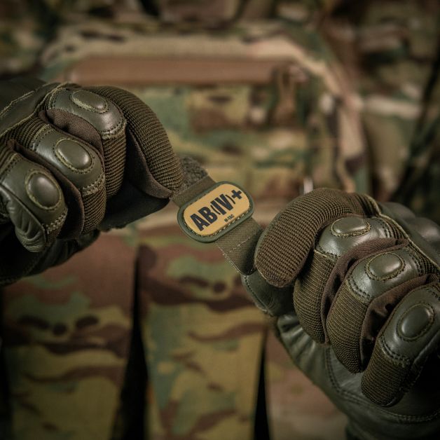 M-Tac MOLLE Patch группа крови AB (IV) + PVC Ranger Green