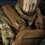 M-Tac MOLLE Patch группа крови B (III) - PVC Ranger Green