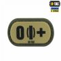 M-Tac MOLLE Patch группа крови O (I) + PVC Ranger Green