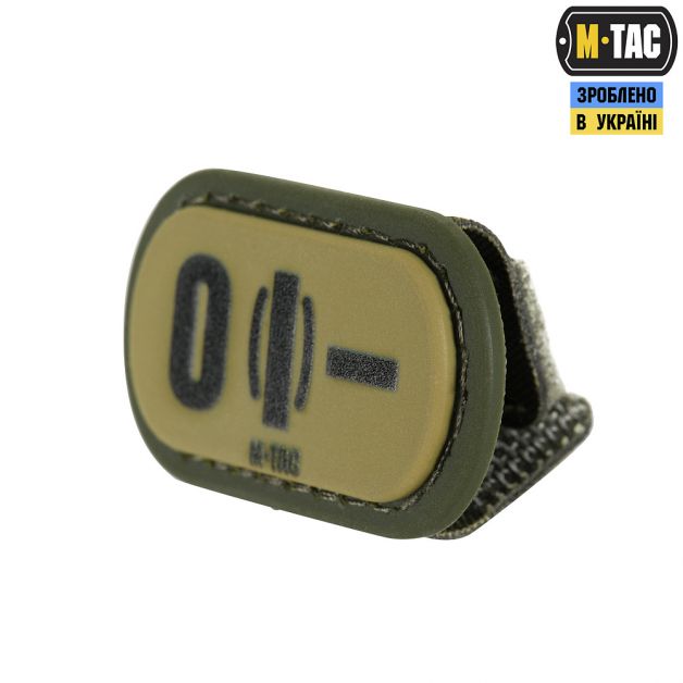 M-Tac MOLLE Patch группа крови O (I) - PVC Ranger Green