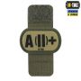M-Tac MOLLE Patch группа крови A (II) + PVC Ranger Green