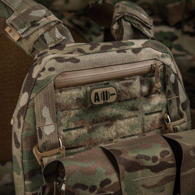 M-Tac MOLLE Patch группа крови A (II) - PVC Ranger Green