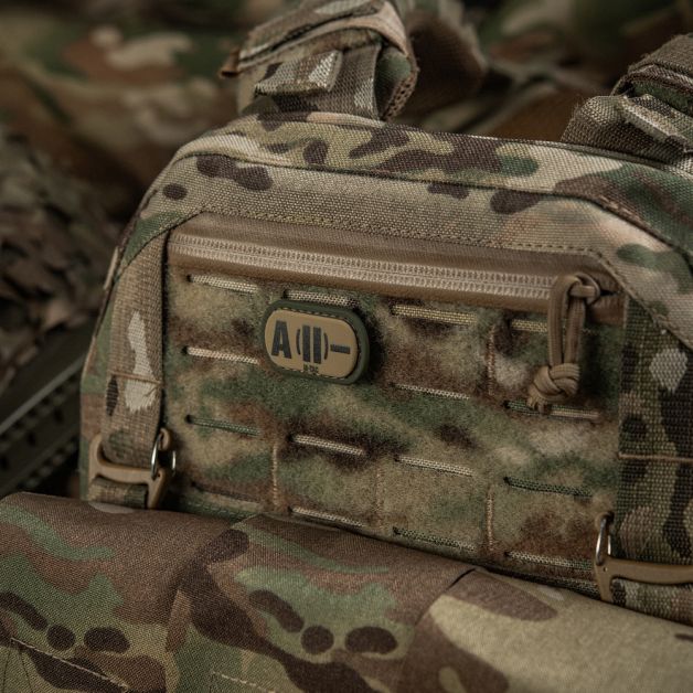 M-Tac MOLLE Patch группа крови A (II) - PVC Ranger Green