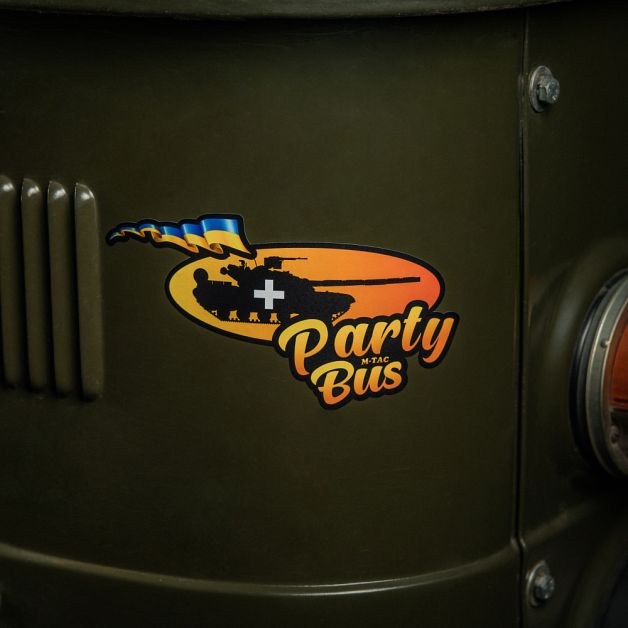 M-Tac наклейка Party Bus Large Yellow/Orange