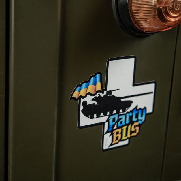 M-Tac наклейка Party Bus Small Yellow/Blue