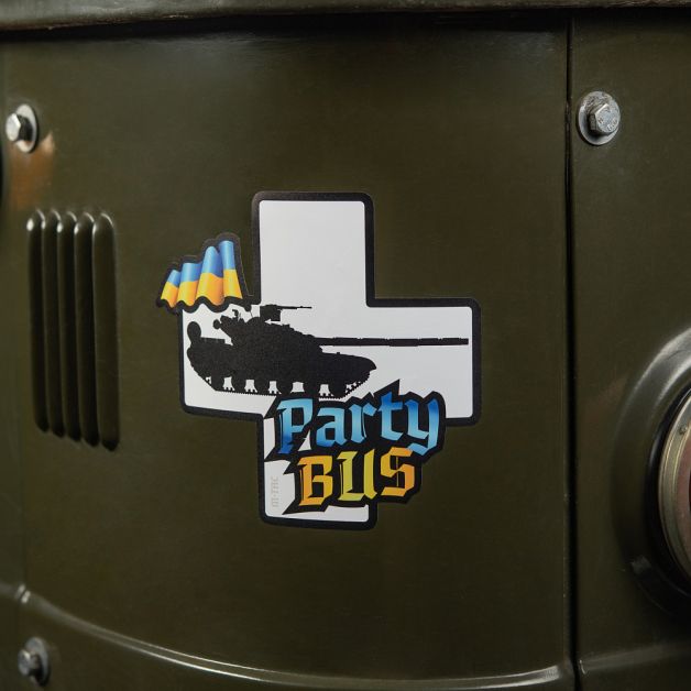 M-Tac наклейка Party Bus Large Yellow/Blue