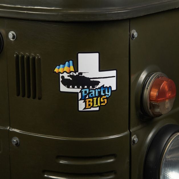 M-Tac наклейка Party Bus Large Yellow/Blue