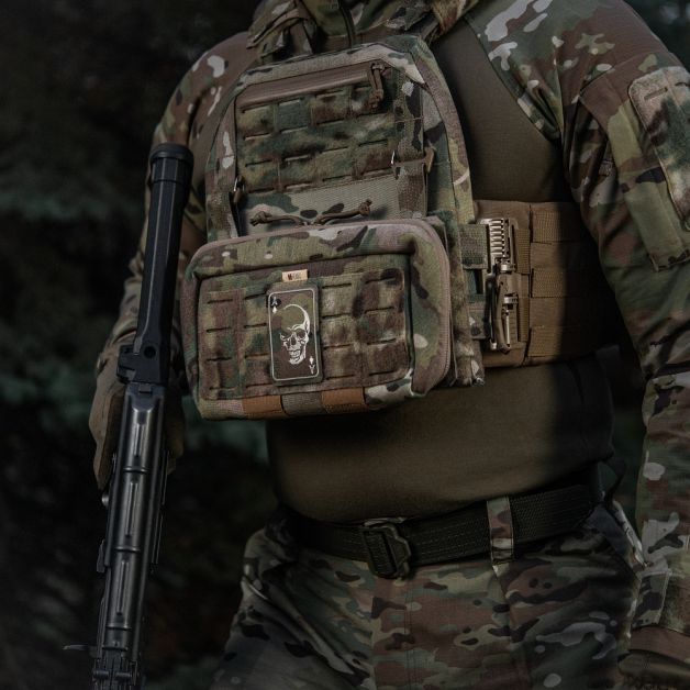 M-Tac нашивка Face of war (вишивка) Multicam