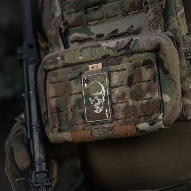 M-Tac нашивка Face of war (вишивка) Multicam