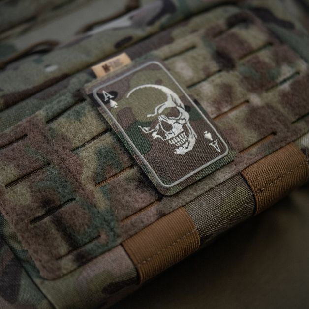 M-Tac нашивка Face of war (вишивка) Multicam