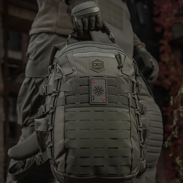 M-Tac нашивка карта Шолом Жаху (вишивка) Ranger Green