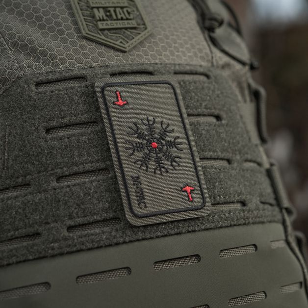 M-Tac нашивка карта Шолом Жаху (вишивка) Ranger Green
