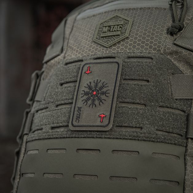 M-Tac нашивка карта Шолом Жаху (вишивка) Ranger Green
