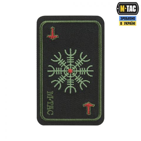 M-Tac нашивка карта Шолом Жаху (вишивка) Black/Olive