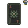 M-Tac нашивка карта Шлем Ужаса (вишивка) Black/Olive