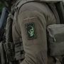 M-Tac нашивка Face of war (вишивка) Black/Olive