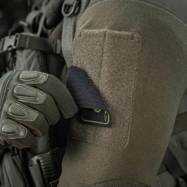 M-Tac нашивка Face of war (вишивка) Black/Olive