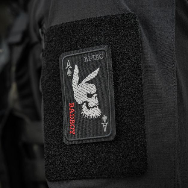 M-Tac нашивка Bad Boy (вишивка) Black