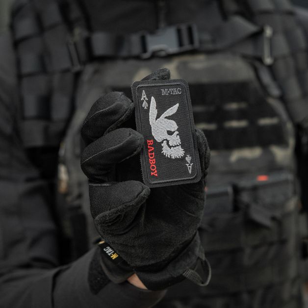 M-Tac нашивка Bad Boy (вишивка) Black