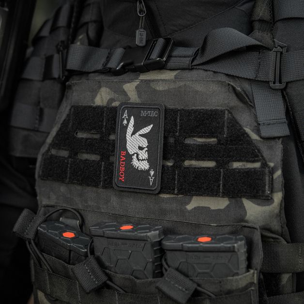 M-Tac нашивка Bad Boy (вишивка) Black