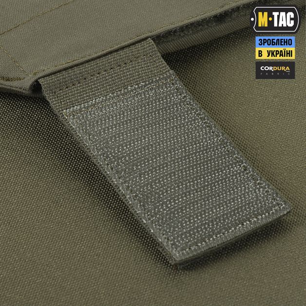 M-Tac фартук противоосколочный с баллистическим пакетом 1А Laser Cut XL Ranger Green
