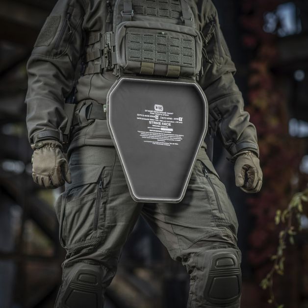 M-Tac фартук противоосколочный с баллистическим пакетом 1А Laser Cut XL Ranger Green