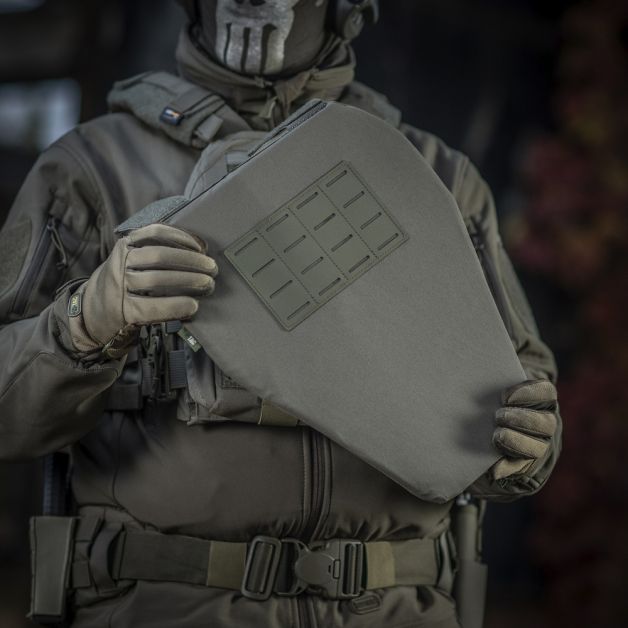 M-Tac фартук противоосколочный с баллистическим пакетом 1А Laser Cut XL Ranger Green