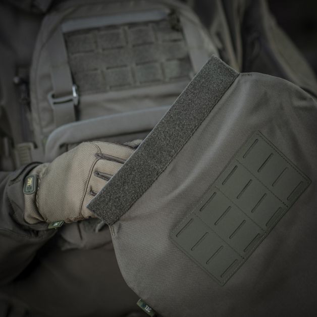 M-Tac фартук противоосколочный с баллистическим пакетом 1А Laser Cut XL Ranger Green