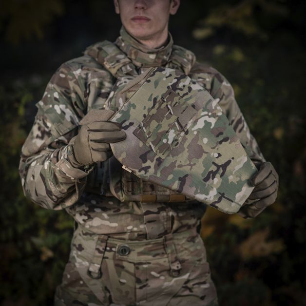 M-Tac фартук противоосколочный с баллистическим пакетом 1А Laser Cut XL Multicam