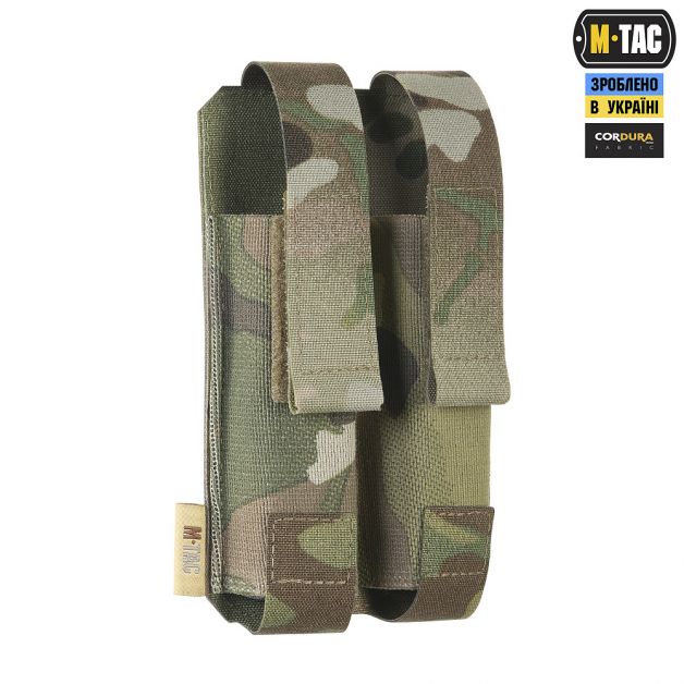 M-Tac подсумок двойной для пистолетного магазина АПС Laser Cut Gen.II Multicam