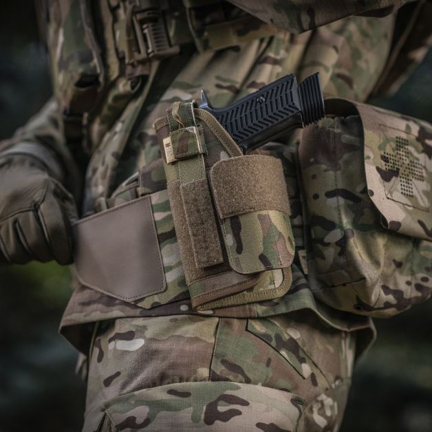 M-Tac кобура универсальная Elite Left Multicam