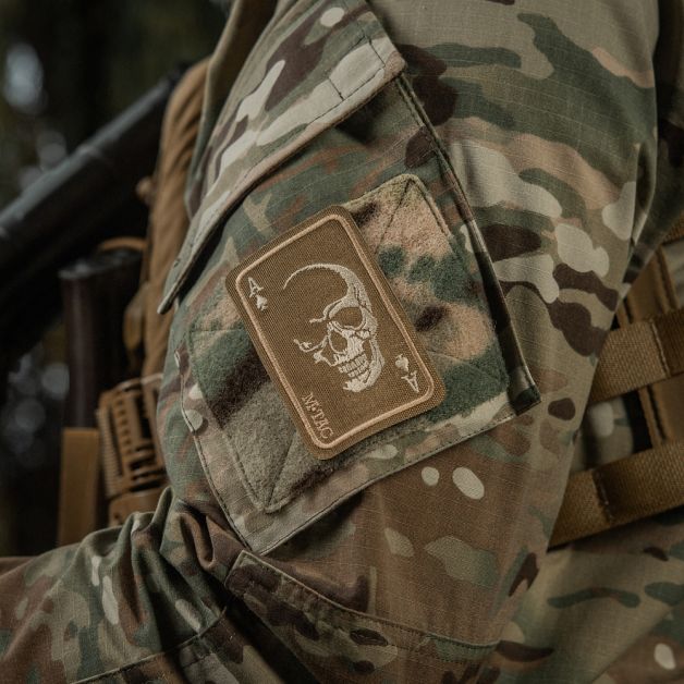 M-Tac нашивка Face of war (вишивка) Coyote
