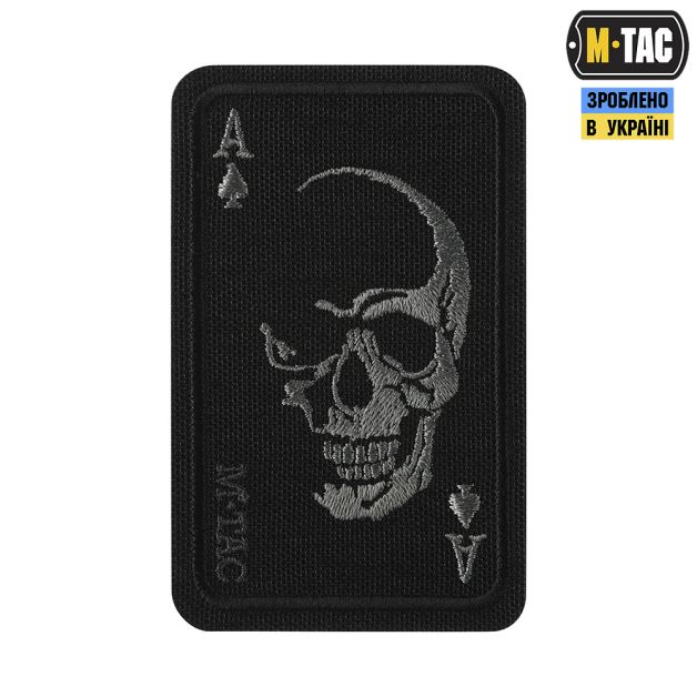 M-Tac нашивка Face of war (вишивка) Black