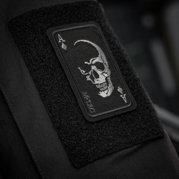 M-Tac нашивка Face of war (вишивка) Black