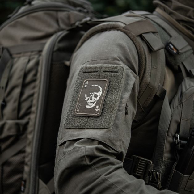 M-Tac нашивка Face of war (вишивка) Ranger Green