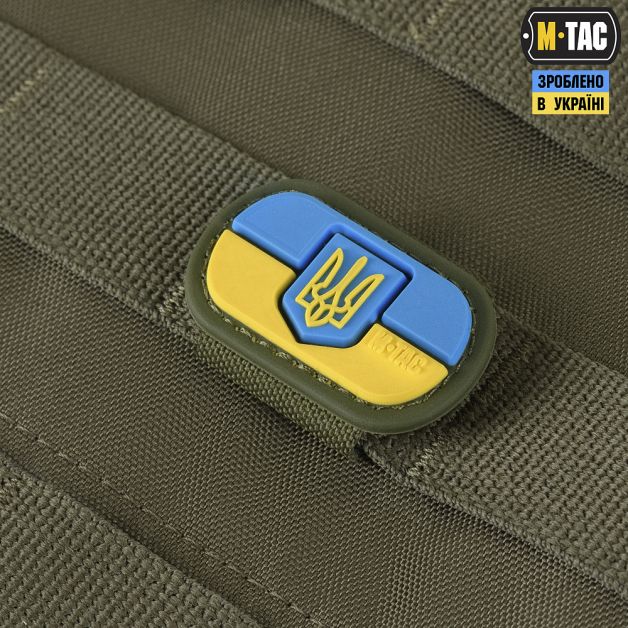 M-Tac MOLLE Patch Прапор України з гербом PVC Full Color/Ranger Green