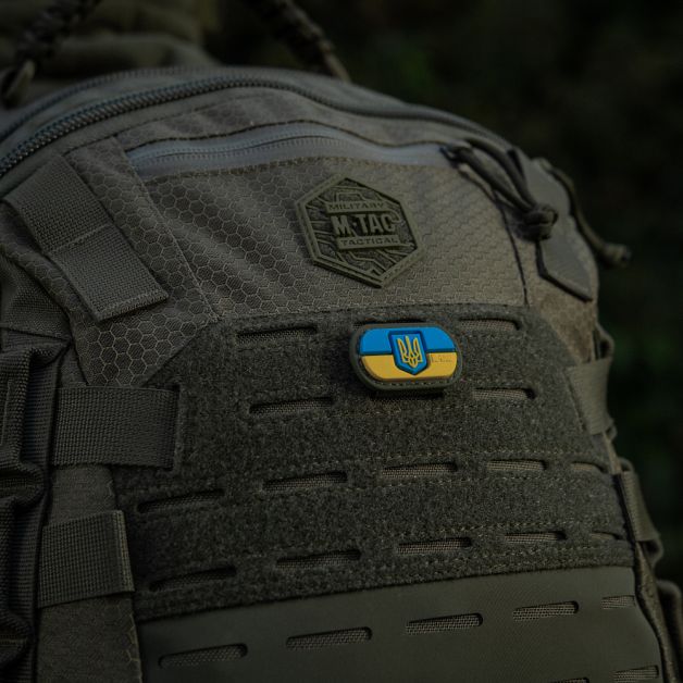 M-Tac MOLLE Patch Прапор України з гербом PVC Full Color/Ranger Green